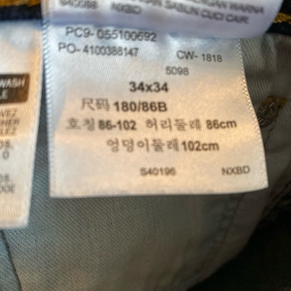 Levis 510 Jeans Relaxed Dark Wash Blue Jeans 34x34 Men’s - Picture 6 of 6